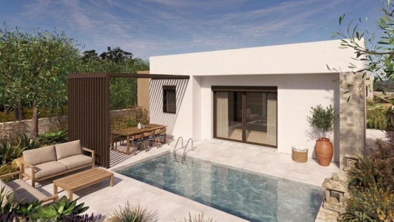 Gavalochori Kreta: Modernes, freistehendes Haus mit hohem ästhetischem Anspruch im traditionellen Gavalochori - Projekt, Villa 4 Haus